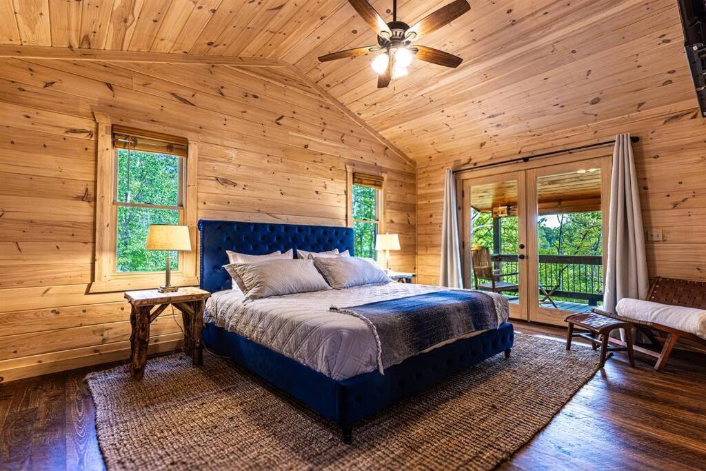 Luxe Family Cabin 8 Min To Downtown Blue Ridge Exterior foto